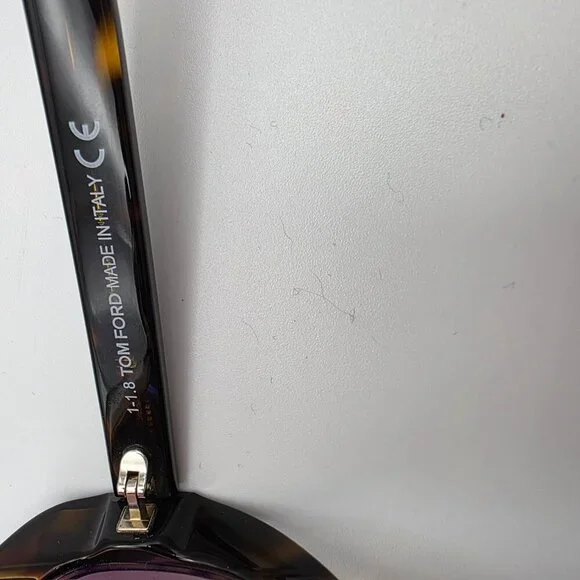 Tom Ford Bianca Brown Oversized Sunglasses with Case - Picture 4 of 13